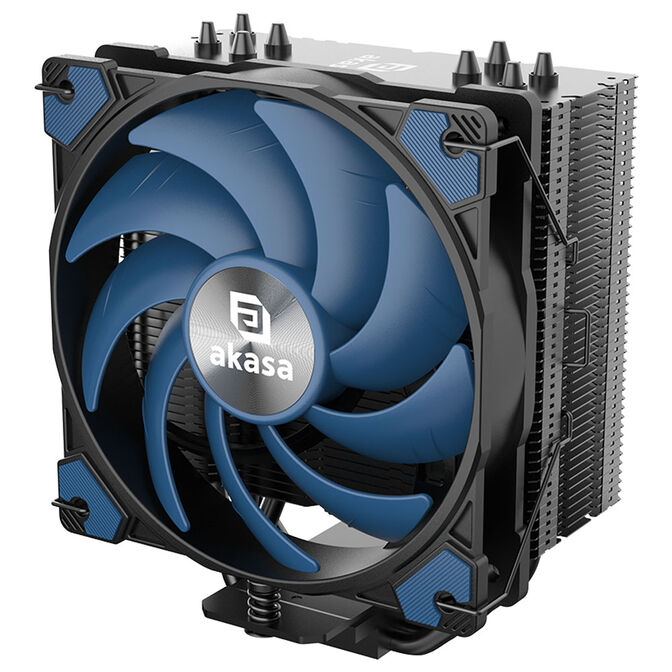 Akasa Alucia H4 Plus High Performance CPU Cooler - 120 mm, black image number 1
