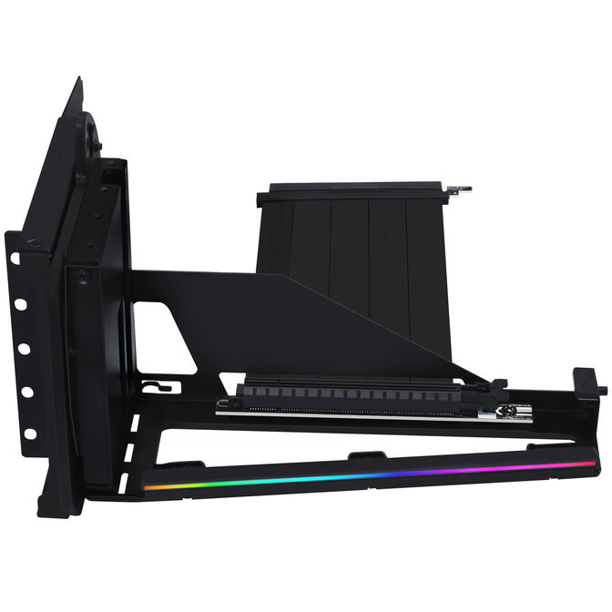 Lian Li Multi-Directional 4 Slots Vertical GPU Bracket v3, with PCIe 5.0 Riser Cable - Black image number 2