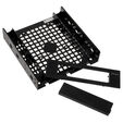 Akasa Einbaurahmen 5,25 Zoll auf 2,5/3,5 Zoll, SSD/HDD Adapter image number null