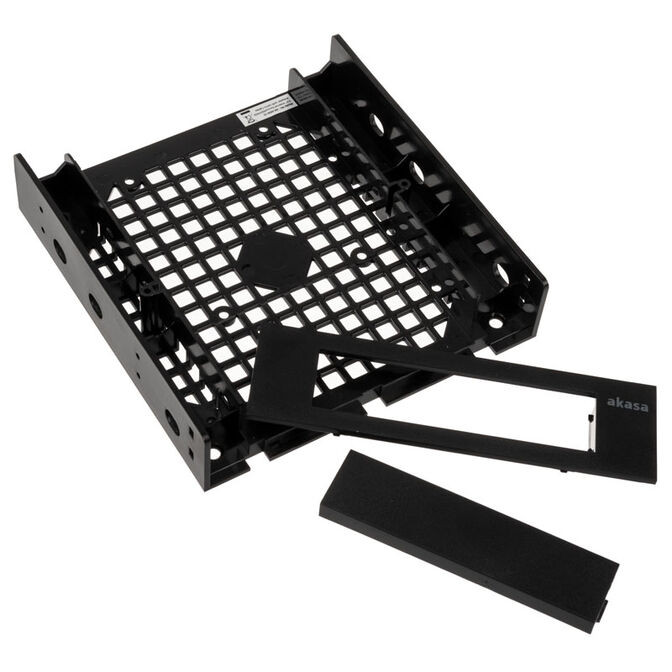 Akasa Einbaurahmen 5,25 Zoll auf 2,5/3,5 Zoll, SSD/HDD Adapter image number 2