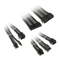 Kolink Core Adept Braided Cable Extension Kit - black/grey