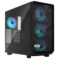 Fractal Design Meshify 2 Lite RGB Midi-Tower Light Tint, Tempered Glass, schwarz