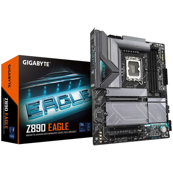 GIGABYTE Z890 EAGLE Mainboard, Sockel LGA 1851, Intel Z890, ATX, DDR5 image number 0
