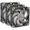 PHANTEKS T30 PWM 120mm L&uuml;fter, 3er Pack - schwarz