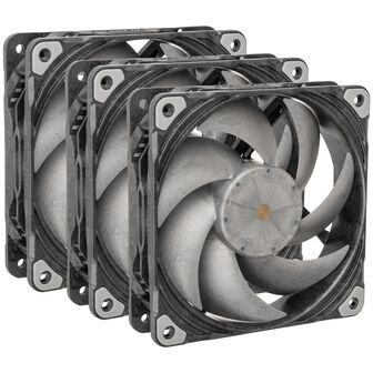 PHANTEKS T30 PWM 120mm L&uuml;fter, 3er Pack - schwarz
