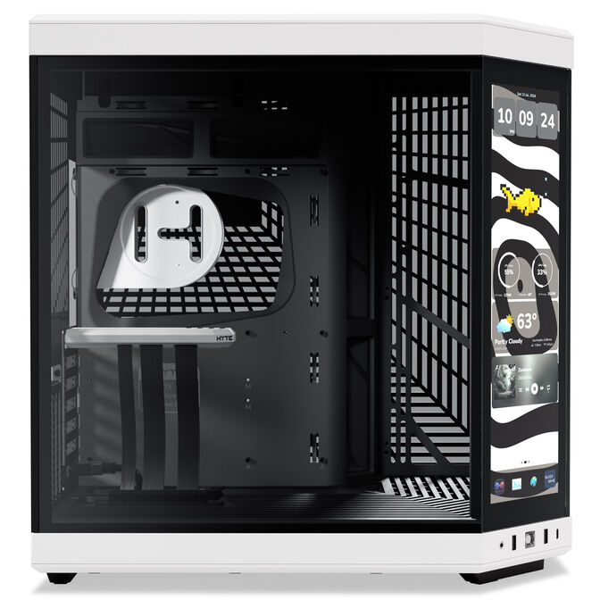 Hyte Y70 Touch Infinite PC-Geh&auml;use, Midi-Tower, ATX, Tempered Glass - Panda image number 6