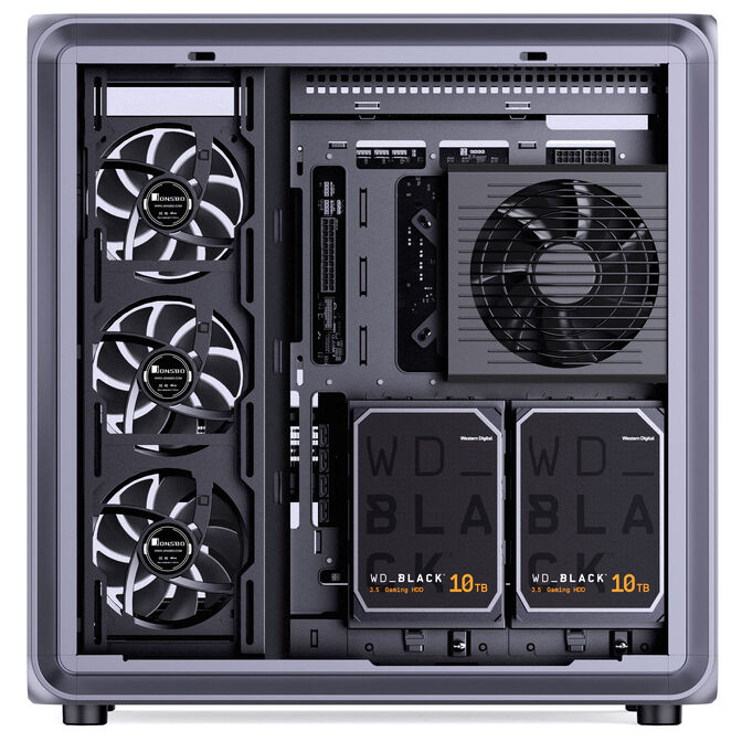 Jonsplus BO400 PC-Geh&auml;use, Midi-Tower, ATX, Tempered Glass &ndash; gunmetal grey image number 17