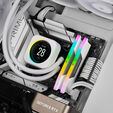 Corsair Vengeance RGB DDR5-6000 RAM, CL36, XMP - 32 GB Dual-Kit, white image number null