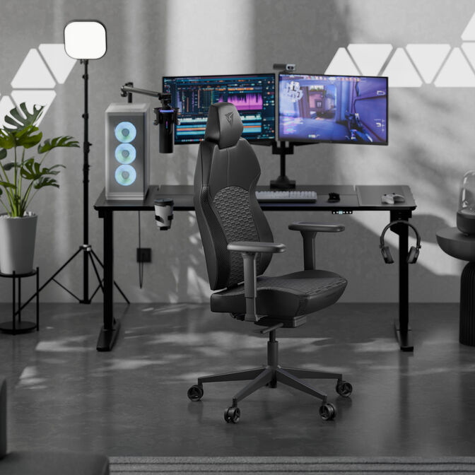 ThunderX3 SOLO 360 Ergonomic Gaming Chair - Racer, Black image number 9