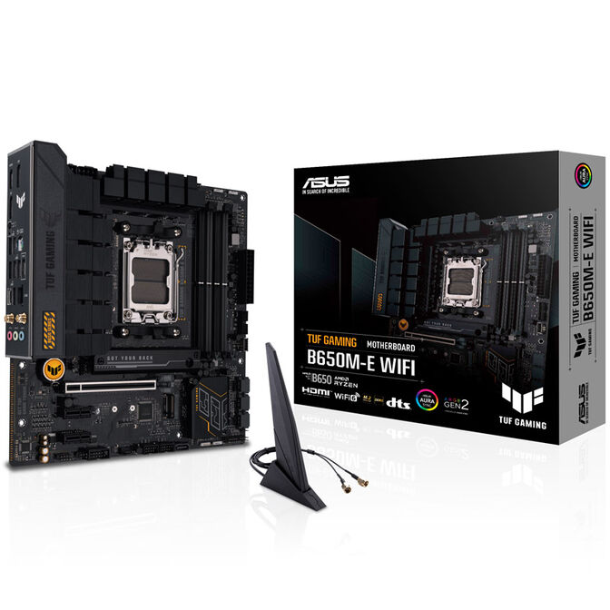ASUS TUF Gaming B650M-E WIFI, AMD B650 Mainboard, Sockel AM5, DDR5 image number 0