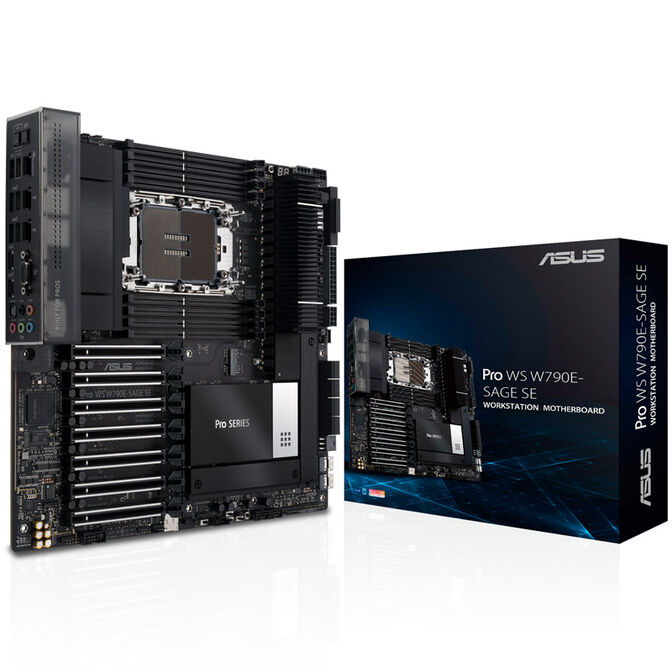 ASUS Pro WS W790E-SAGE SE, Intel W790 Mainboard, Sockel LGA 4677, DDR5 image number 0