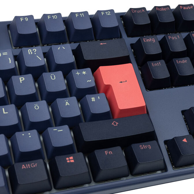 Ducky One 3 Cosmic Blue TKL Gaming Keyboard, RGB LED - MX-Ergo-Clear image number 5