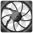 CORSAIR iCUE LINK RX140 MAX RGB PWM L&uuml;fter - 2er-Pack, 140mm, schwarz image number null