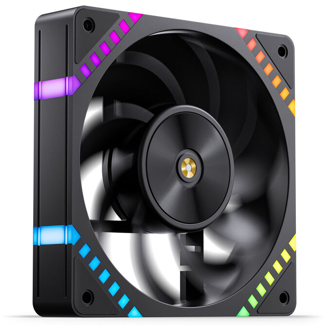 Jonsbo HF2-120 Fan, Reverse Blade, PWM, ARGB - 120mm, black image number 0