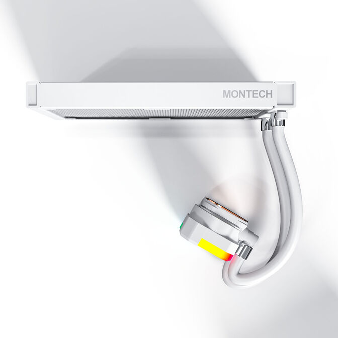 Montech Hyper Flow ARGB AiO Wasserk&uuml;hlung, wei&szlig; - 240mm image number 3
