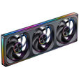 Jonsbo ZA-420B PWM-L&uuml;fter, ARGB - 3x 140mm, schwarz image number null