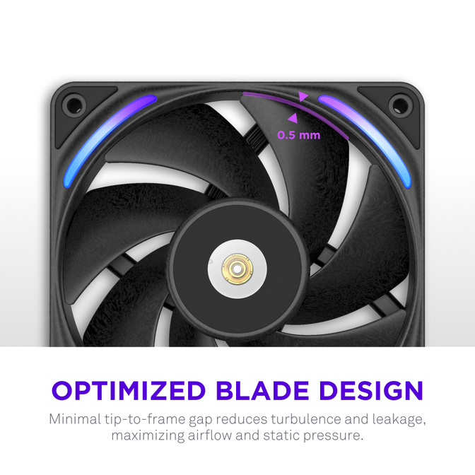 NZXT Performance F360X Einzelrahmenl&uuml;fter, aRGB, LCP-Rahmen - schwarz, 360mm image number 10