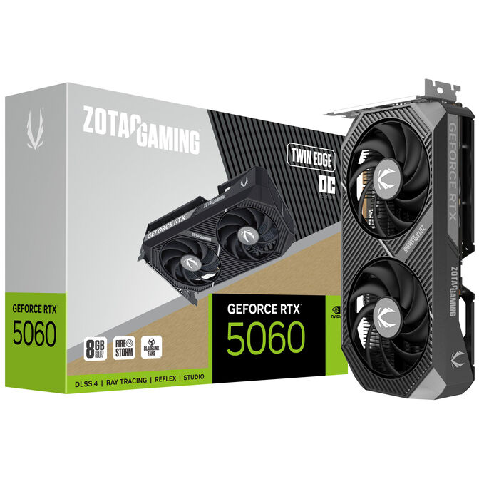ZOTAC GAMING GeForce RTX 5060 Twin Edge OC, 8192 MB GDDR7 image number 0