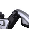 VIRPIL Controls P-JET Yoke Handle, 404mm Griffbreite, mit Notiz-Clip - silber image number null