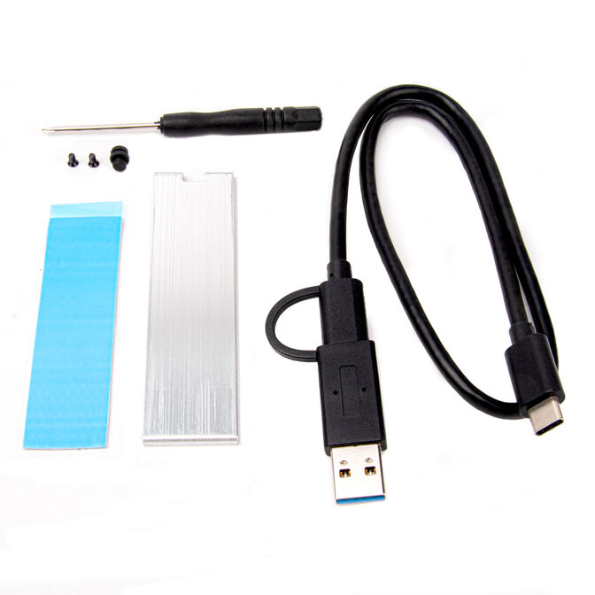 SilverStone SST-MS13 - USB 3.2 Gen 2 Geh&auml;use f&uuml;r M.2 SSD image number 4