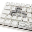 Ducky One 3 Classic Pure White Mini Gaming Keyboard, RGB LED - MX-Clear image number null