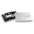 AXAGON RSS-M2SD Geh&auml;use f&uuml;r M.2-SATA-SSDs bis 2280 - Aluminium, silber image number null