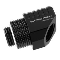 Barrow Special Adapter 45 Grad G1/4 Zoll AG auf G1/4 Zoll IG - schwarz