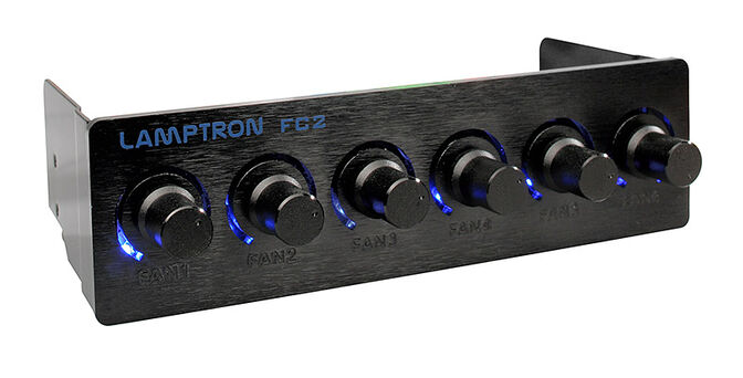 Lamptron FC2 Fan Controller 5,25 Zoll - black image number 0