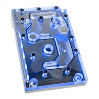 Bitspower monoblock for ASRock X399M Taichi RGB nickel - acrylic