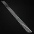 Alphacool Eisrohr 13/10mm Hard-Tube Acrylic (PMMA) - clear, 80cm (4-pack) image number null