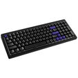 Ducky Cushion 98 Gaming Keyboard, 96%, US Layout, Shush Red Switches &ndash; Matte Black image number null