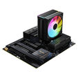 Alpenf&ouml;hn Matterhorn 2 Aurora Black CPU-K&uuml;hler, 200 W TDP, 120-mm-PWM-L&uuml;fter, ARGB - schwarz image number null