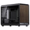Jonsbo D33 Wood PC-Geh&auml;use, Micro-ATX Geh&auml;use, mATX, Tempered Glass - schwarz, Holz