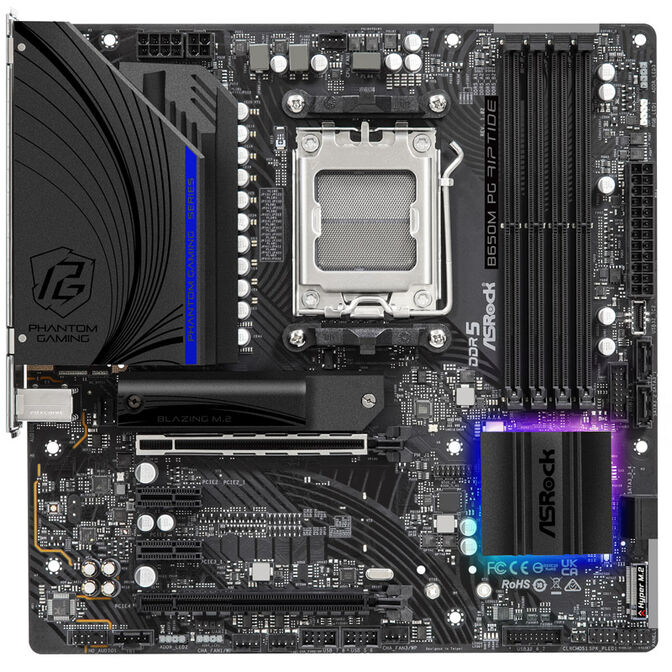 ASRock B650M PG Riptide, AMD B650 Motherboard - Socket AM5, DDR5 image number 2