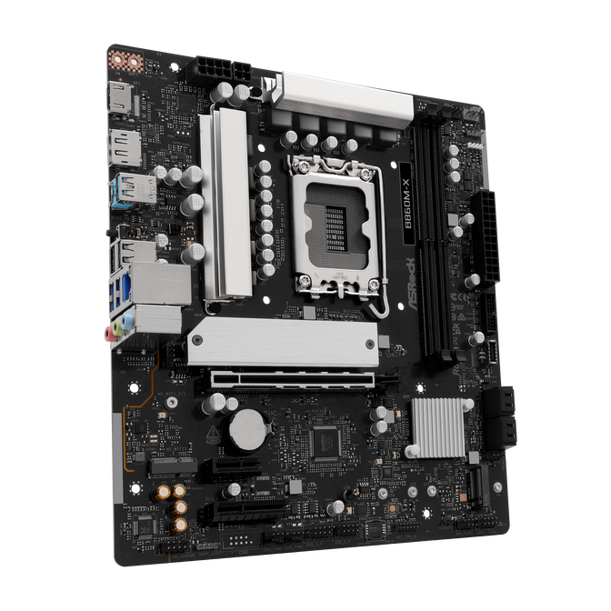 ASROCK B860M-X Mainboard, Sockel 1851, Intel B860, mATX, DDR5 image number 2