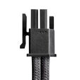 CableMod C-Series Pro ModMesh Cable Set, 2x 12V-2x6 Cable, StealthSense, for Corsair Type 5 RMx Shift PSUs - black, 65cm image number null
