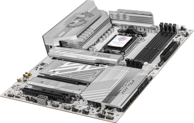 MSI MPG B850 Edge TI WiFi Mainboard, Sockel AM5, AMD B850, ATX, DDR5 image number 2