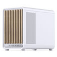 Jonsbo D33 Wood PC-Geh&auml;use, Micro-ATX Geh&auml;use, mATX, Tempered Glass - wei&szlig;, Holz image number null