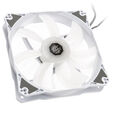 Bitspower Notos RGB PWM L&uuml;fter, 120mm - wei&szlig;, 3er-Pack image number null
