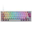 Ducky One 3 Mist Grey Mini Gaming Tastatur, RGB LED - MX-Silent-Red image number null