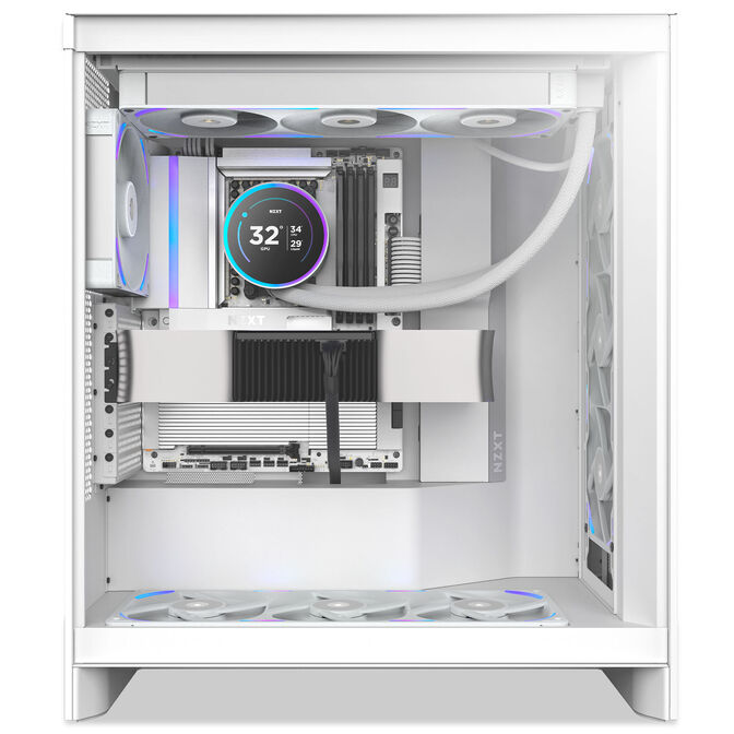NZXT Performance F360X Einzelrahmenl&uuml;fter, aRGB, LCP-Rahmen - schwarz, 360mm image number 7