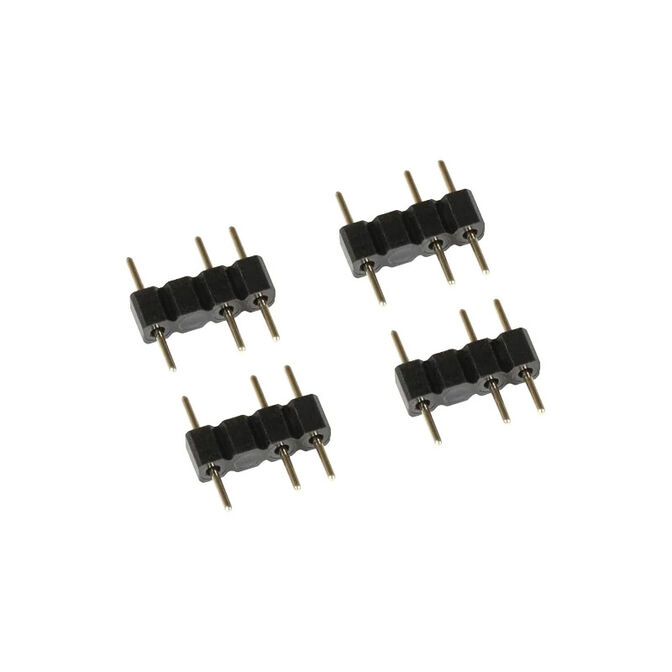 Alphacool Y-Splitter aRGB 3-pin to 3x 3-pin 60cm - black image number 2