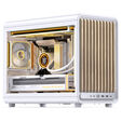 Jonsbo D33 Wood PC-Geh&auml;use, Micro-ATX Geh&auml;use, mATX, Tempered Glass - wei&szlig;, Holz image number null
