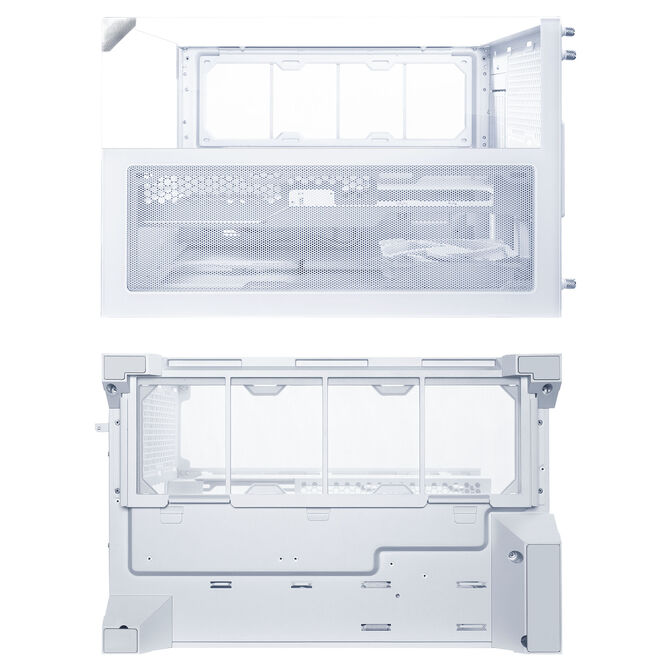 Lian Li O11 Vision-M PC Case, Micro-ATX, Tempered Glass - White image number 3