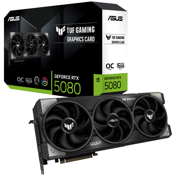 ASUS TUF Gaming GeForce RTX 5080 OC Edition, 16384 MB GDDR7 image number 0