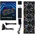 Lian Li UNI FAN TL Wireless L&uuml;fter, 3er-Pack inkl. Controller - 120mm, schwarz image number null