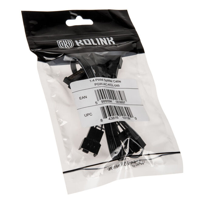 Kolink 1-4 PWM Fan Splitter Cable - 35cm image number 5