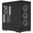 Aerocool P500A PC-Geh&auml;use, Midi-Tower, ATX, Tempered Glass, RGB - schwarz image number null