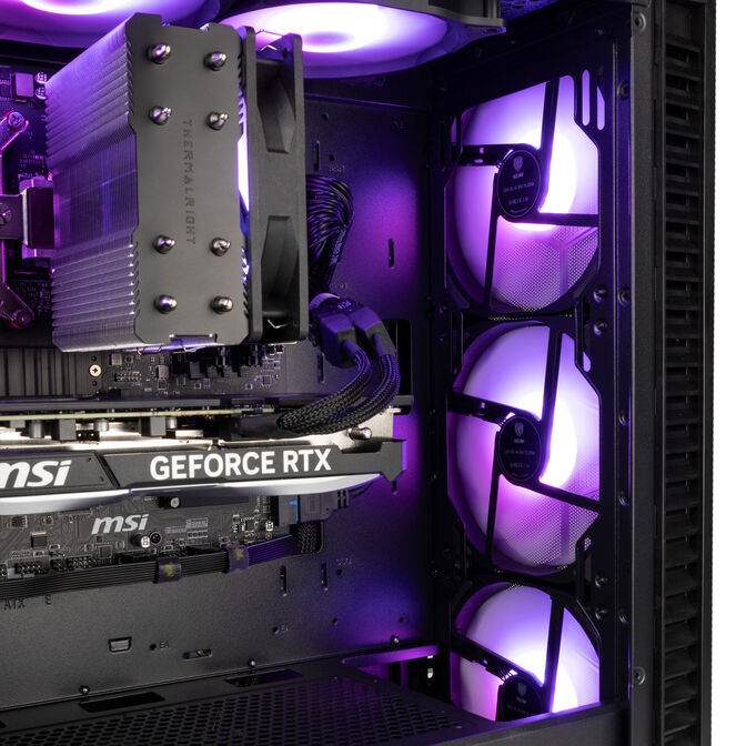 Gaming PC Mach 3.2, AMD Ryzen 7 7700, RTX 5070 - Fertig-PC mit Windows image number 6