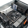 SilverStone SST-ML11B Milo Slim HTPC Micro-ATX Geh&auml;use - schwarz image number null